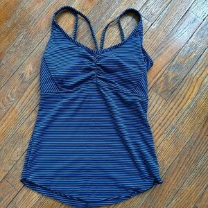 Prana Striped Yoga Top